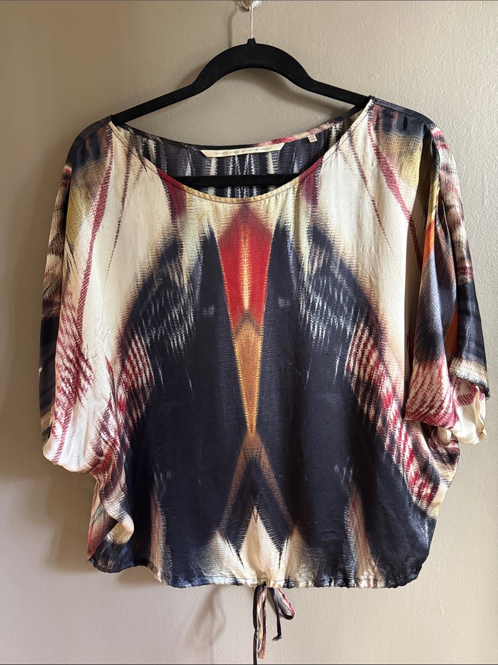 12th Street by Cynthia Vincent batwing silk top